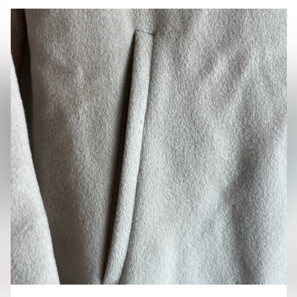 Vintage Talbots Tan Wool Trench Coat - Picture 5 of 8